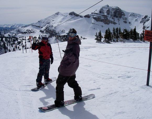 Brandon Parrish Snowboarding Jackson Hole